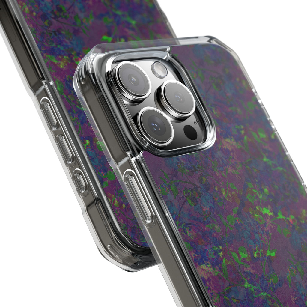 iPhone 16 Magnetic Clear Impact Case - Hidden Weave Series V3 No.23