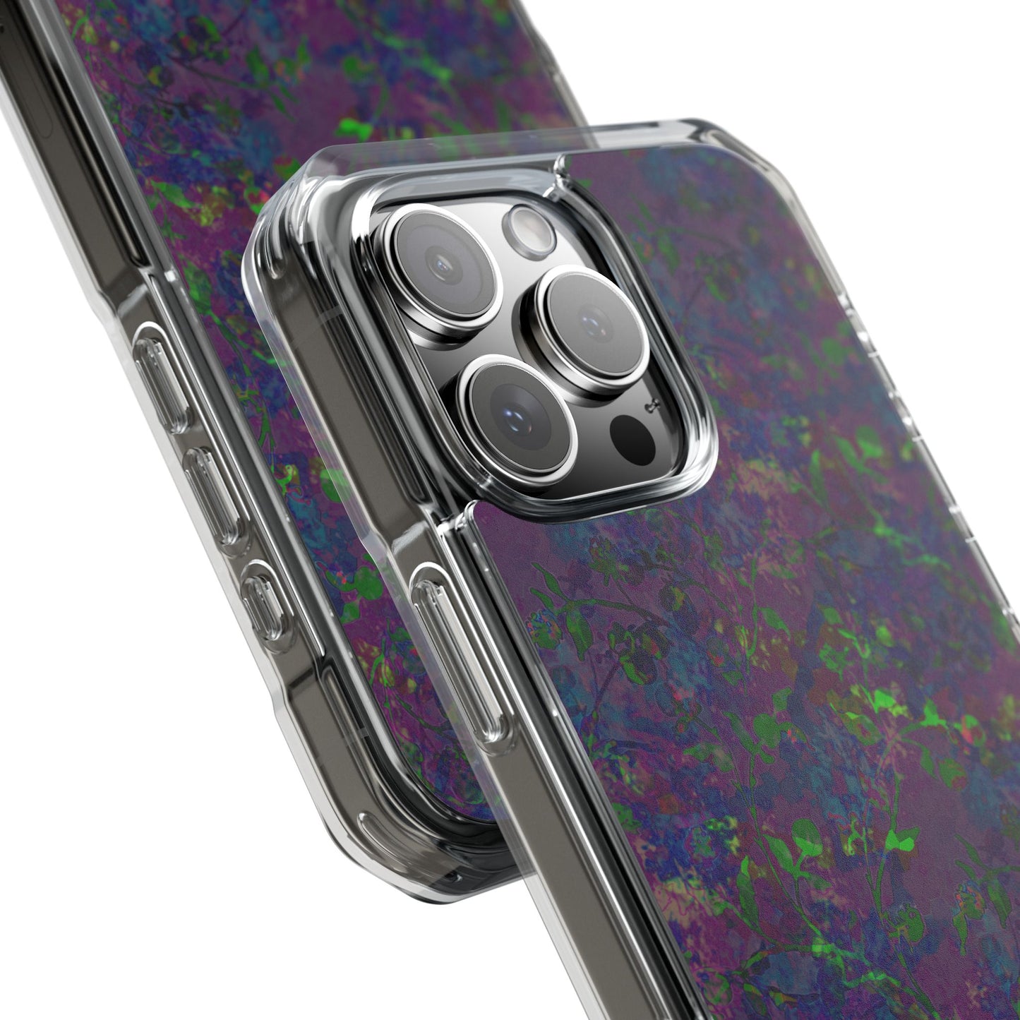 iPhone 16 Magnetic Clear Impact Case - Hidden Weave Series V3 No.23