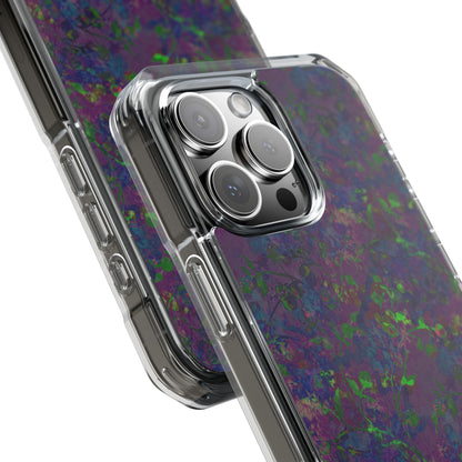 iPhone 16 Magnetic Clear Impact Case - Hidden Weave Series V3 No.23