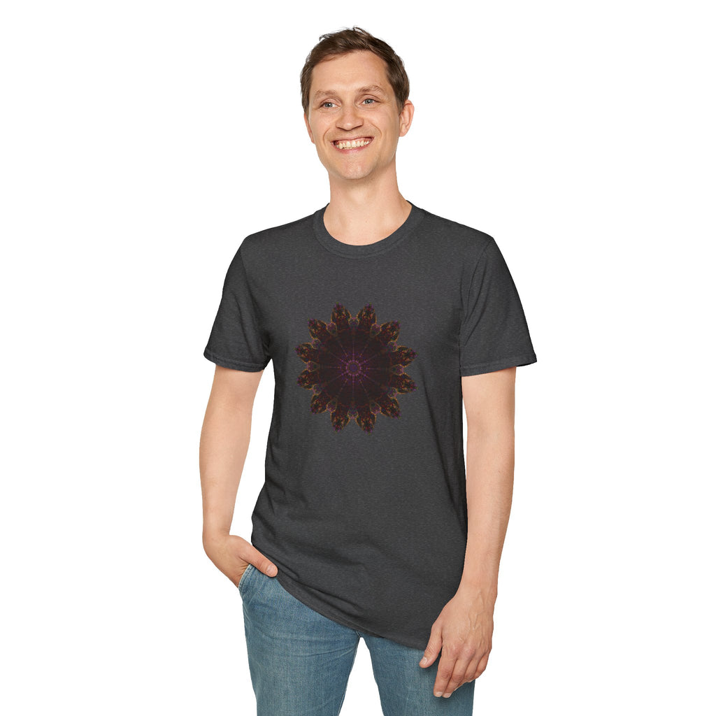 Unisex Softstyle T-Shirt - Love Light Mandalas No.12