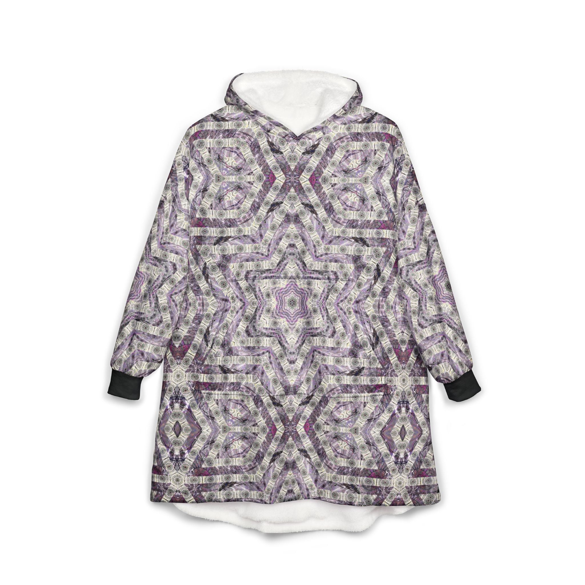 Unisex Hooded Blanket - P5 Kaleidoscopic No. 22