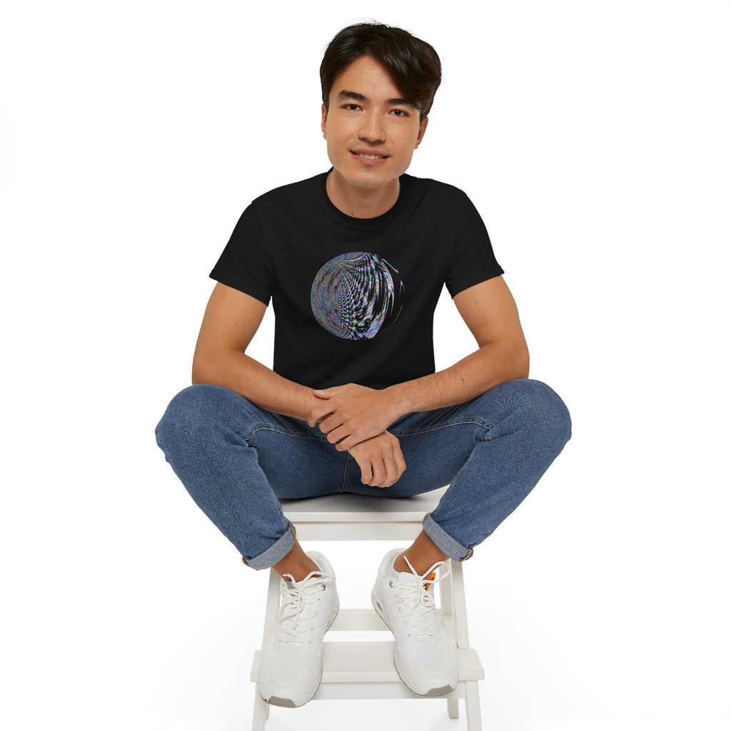Unisex Ultra Cotton Tee - Fractal Moon No.2