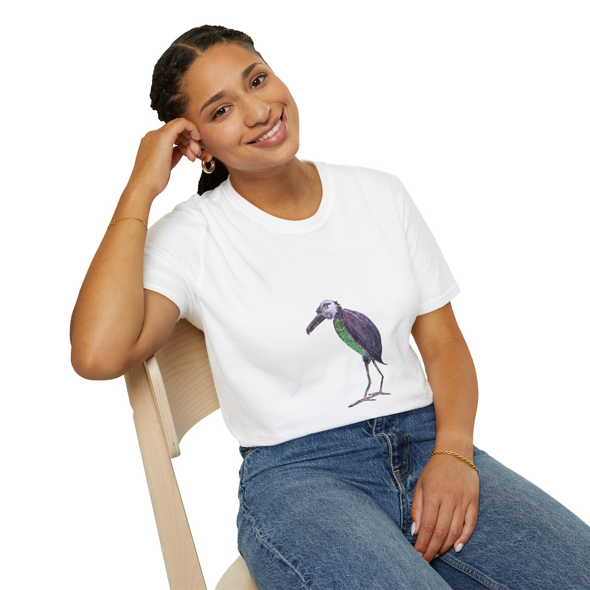 Unisex Softstyle T-Shirt - Birds Of Creation No.2