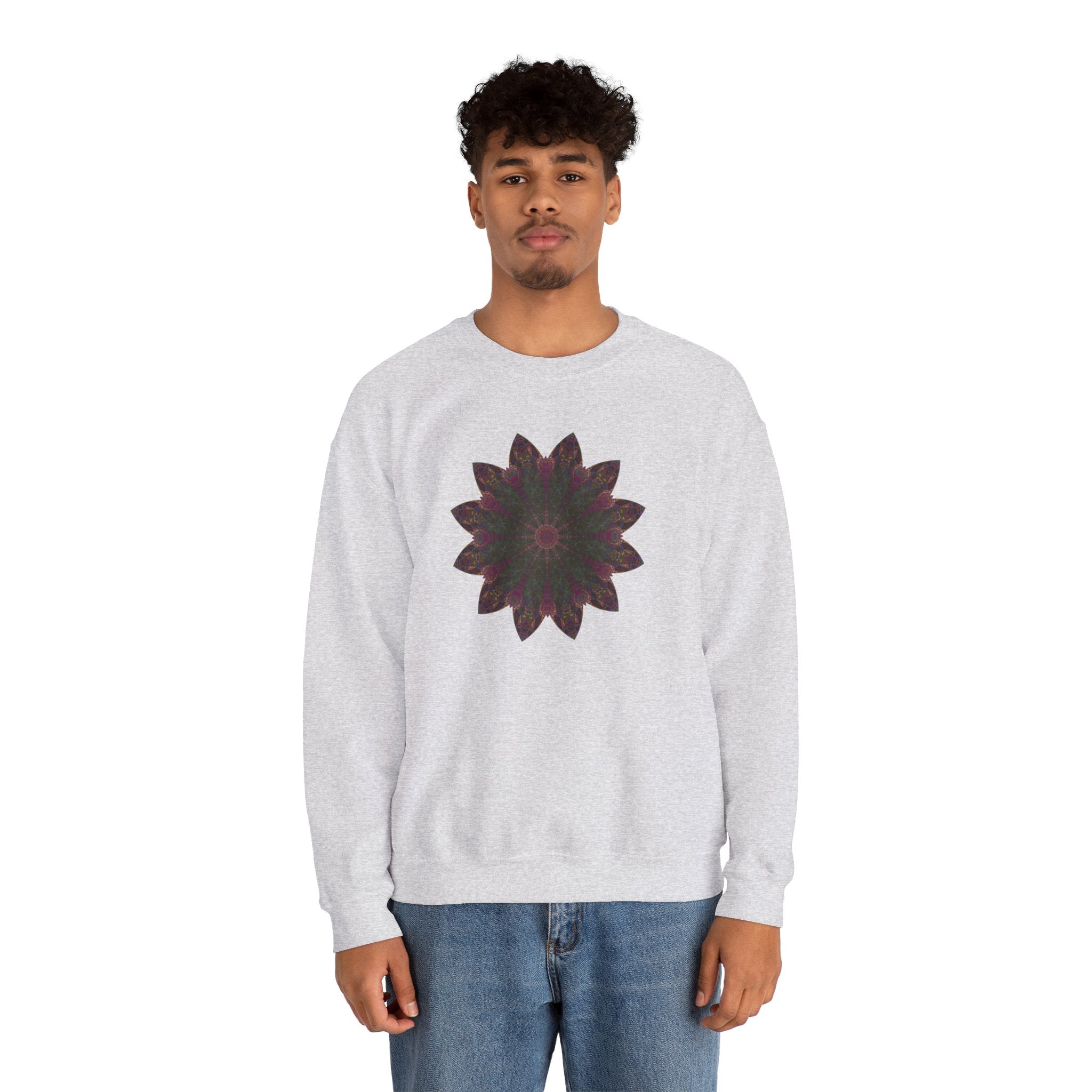 Unisex Heavy Blend™ Crewneck Sweatshirt - Love Light Mandalas No.7