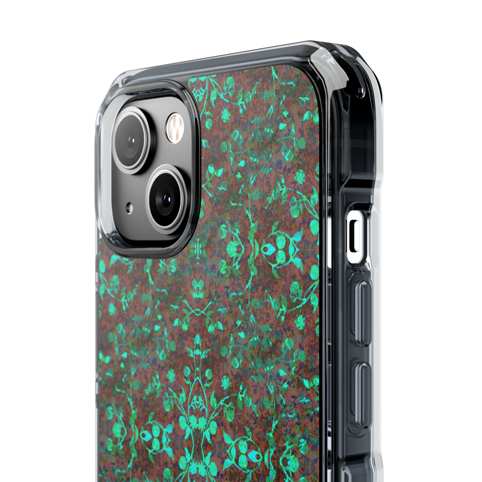 iPhone 14 Magnetic Clear Impact Case - Hidden Weave Series No.29