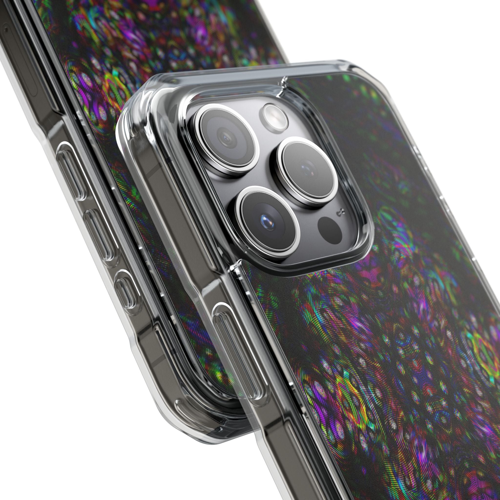 iPhone 15 Magnetic Clear Impact Case - DMT Scribe Tiles No.2