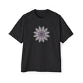 Men's Heavy Oversized Tee - Love Light Mandalas No.21