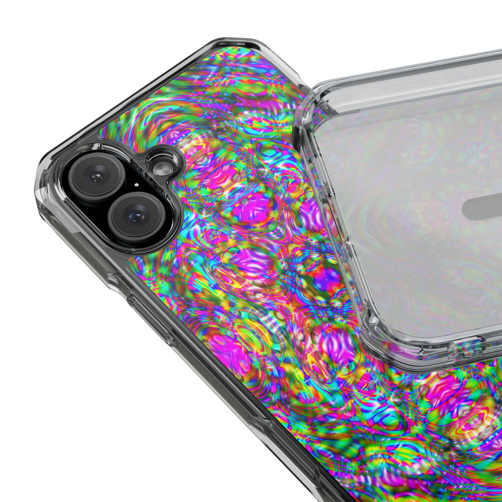 iPhone 16 Magnetic Clear Impact Case - DMT Scribe Tiles No.4