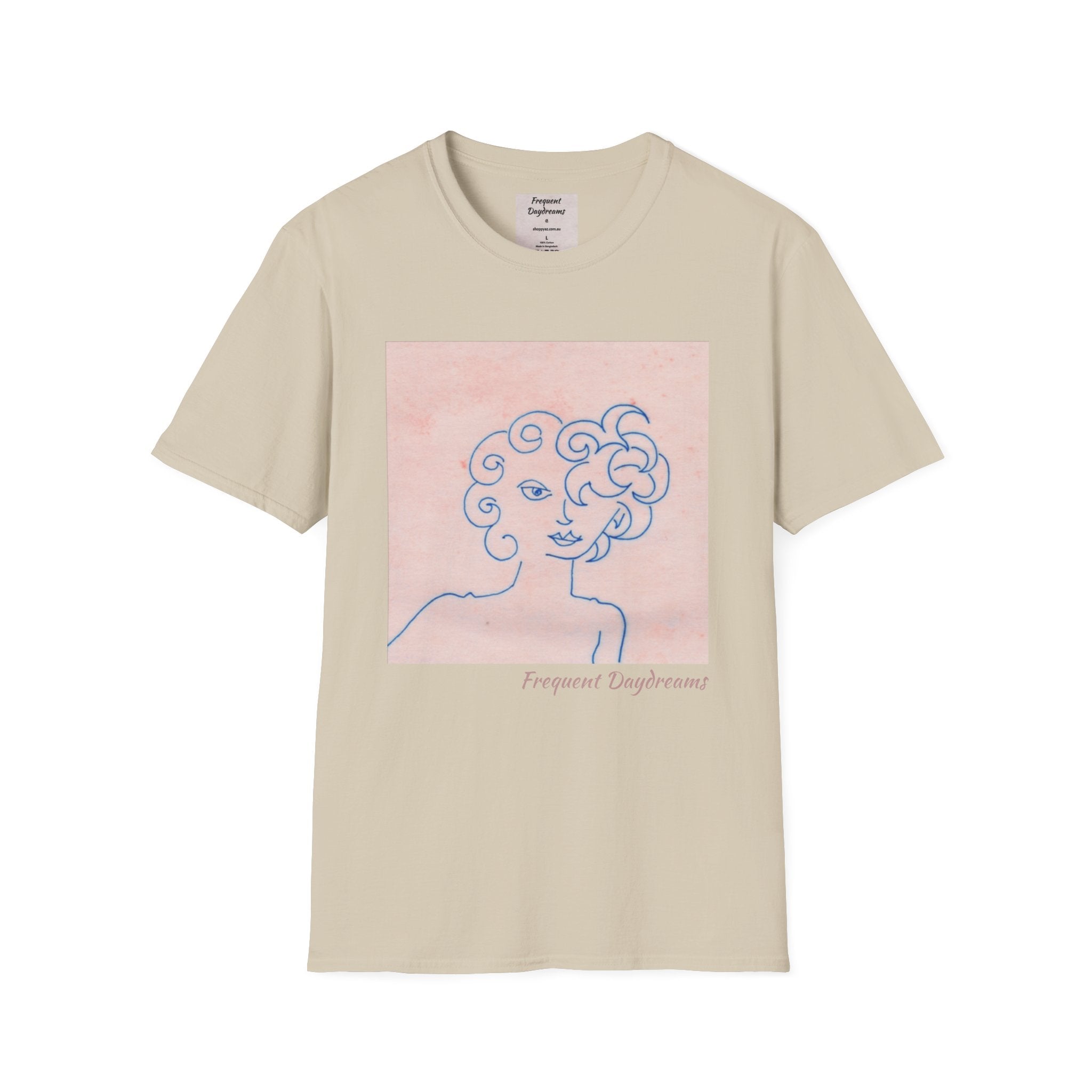 Unisex Softstyle T-Shirt - Frequent Daydreams Sketch No.47