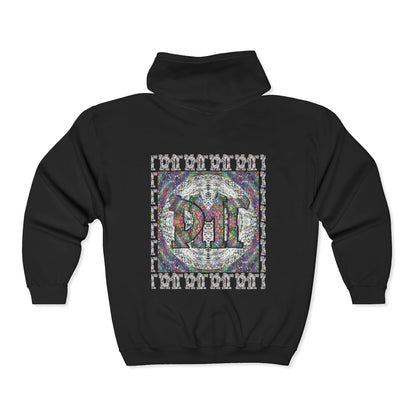 Unisex Heavy Blend™ Full Zip Hooded Sweatshirt - DMT Scribe No.4