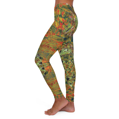 Spandex Leggings - Love Light Fractals No.4c