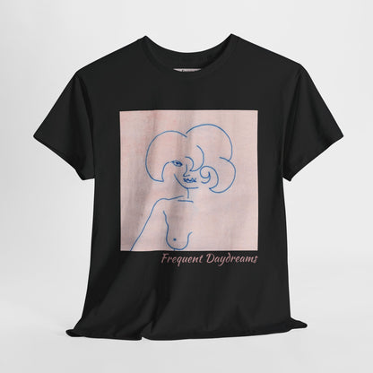 Unisex Heavy Cotton Tee - Frequent Daydreams Sketch No.45
