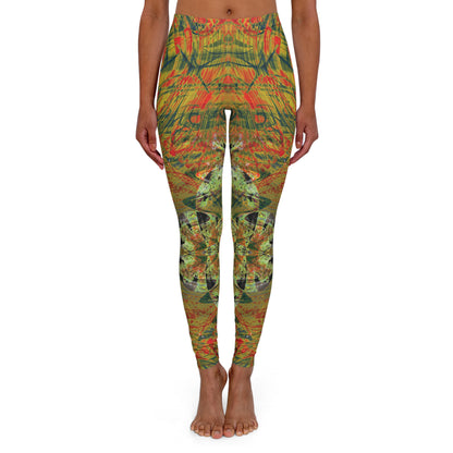 Spandex Leggings - Love Light Fractals No.4c