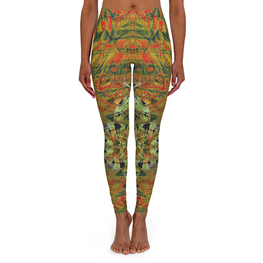 Spandex Leggings - Love Light Fractals No.4c