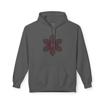 Unisex Midweight Softstyle Fleece Hoodie - Love Light Mandalas No.3