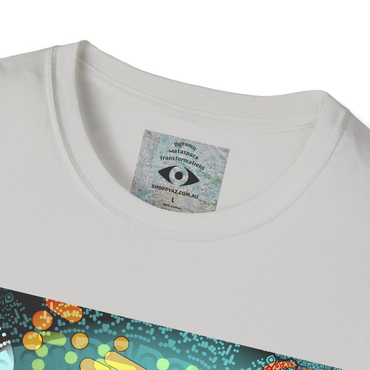 Unisex Softstyle T-Shirt - Psychedelic QR No.1
