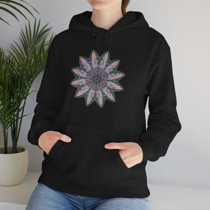Unisex Heavy Blend™ Hooded Sweatshirt - Love Light Mandalas No.21
