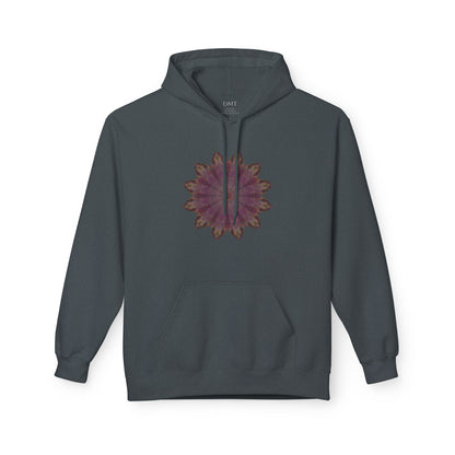 Unisex Midweight Softstyle Fleece Hoodie - Love Light Mandalas No.6