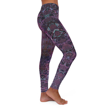 Spandex Leggings - Love Light Fractals No.6a