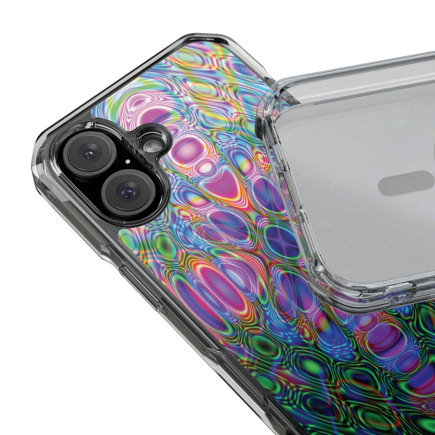 iPhone 16 Magnetic Clear Impact Case - DMT Seer No.2