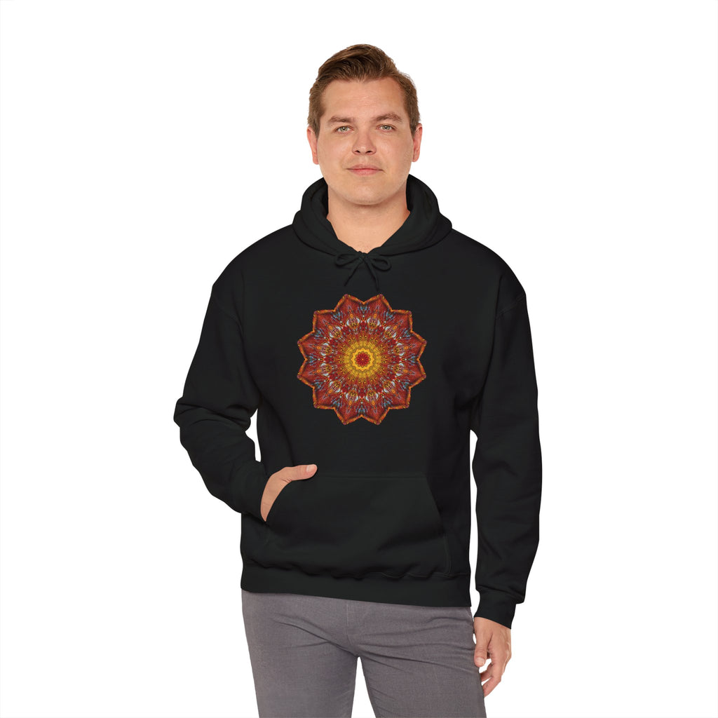 Unisex Heavy Blend™ Hooded Sweatshirt - Starflower Mandalas No.1