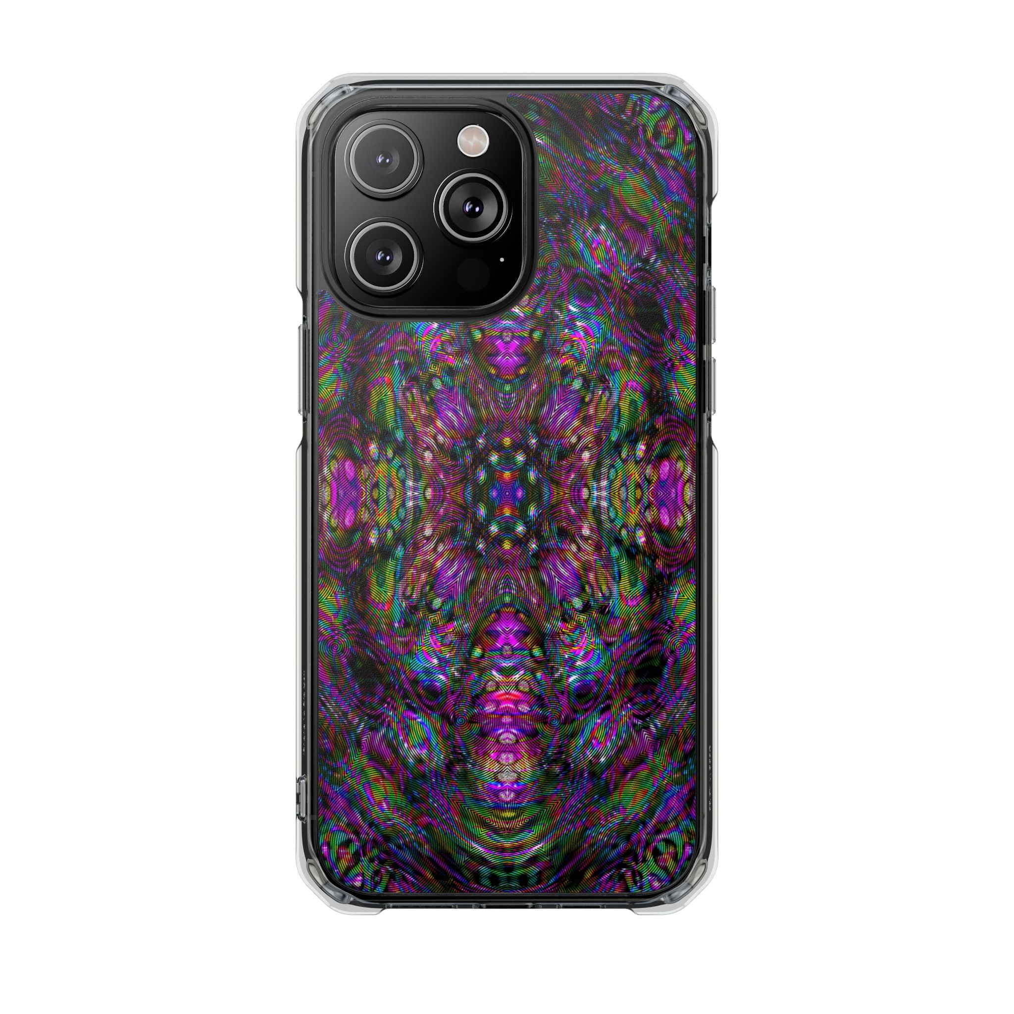 iPhone 14 Magnetic Clear Impact Case - DMT Scribe Tiles No.5