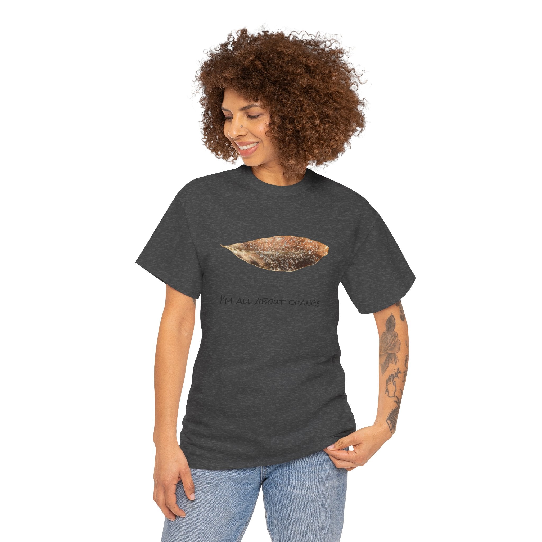 Unisex Heavy Cotton Tee - All About Change No.1
