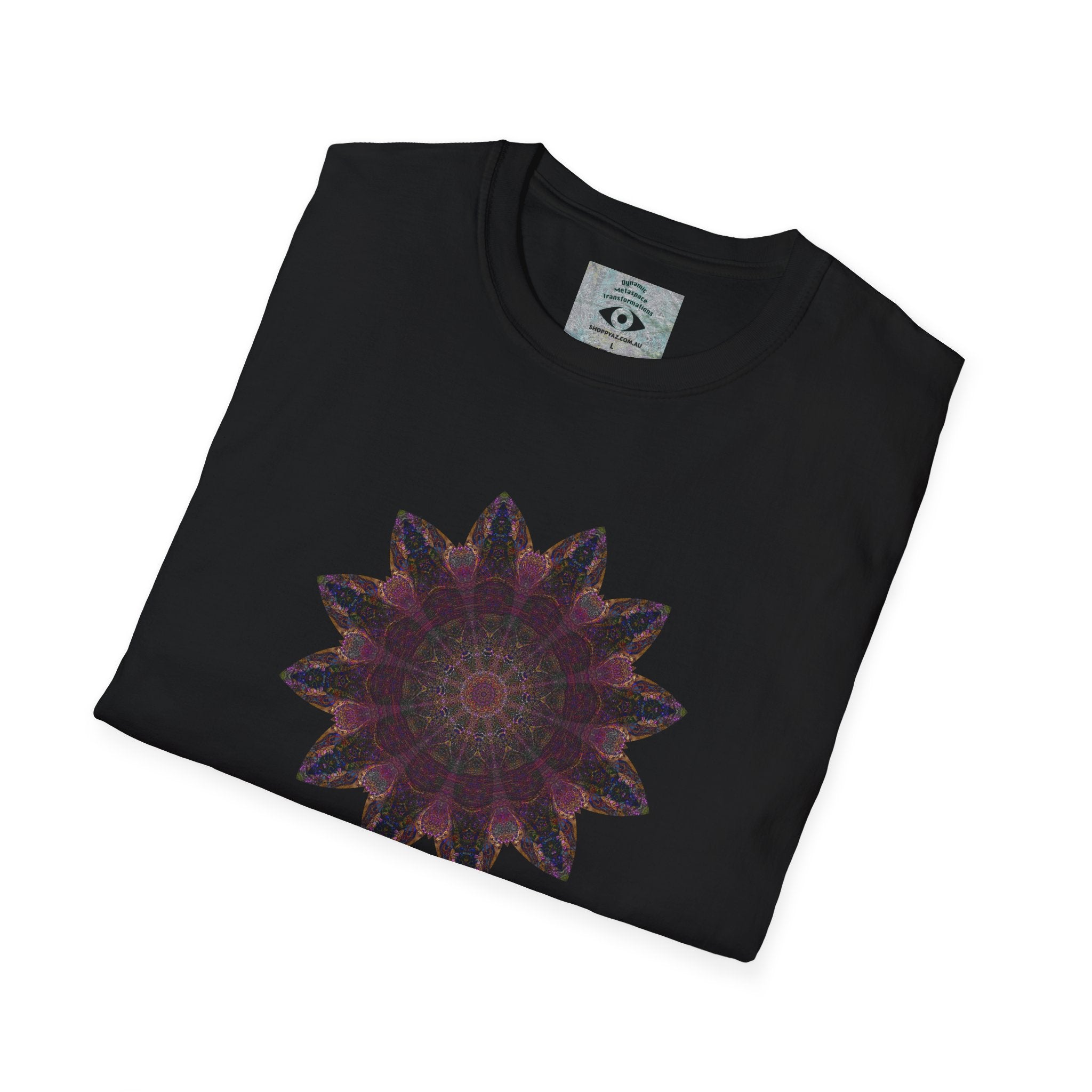 Unisex Softstyle T-Shirt - Love Light Mandalas No.8