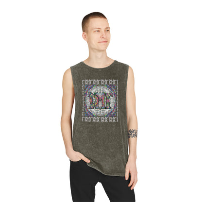 Unisex Stonewash Tank Top - DMT Scribe No.4