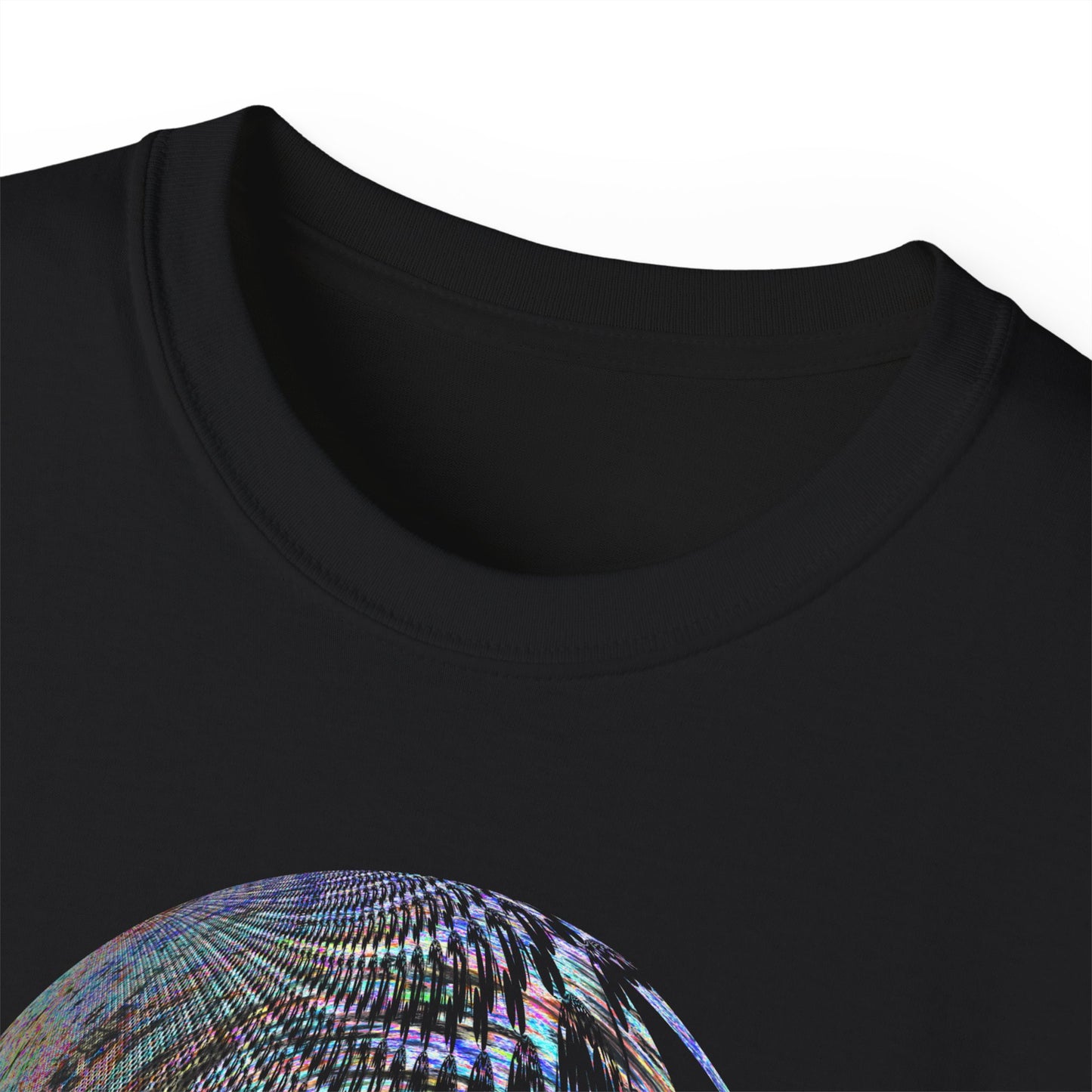 Unisex Ultra Cotton Tee - Fractal Moon No.2