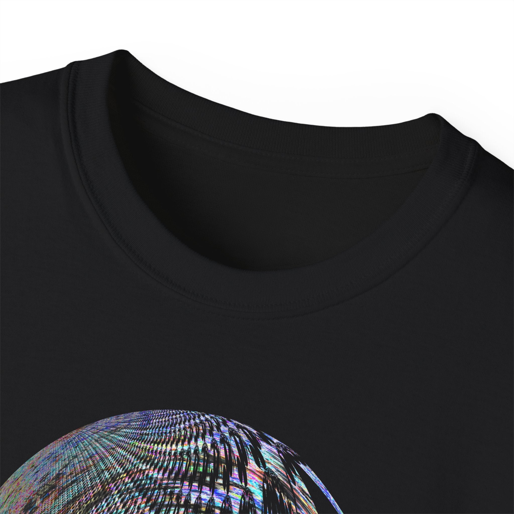 Unisex Ultra Cotton Tee - Fractal Moon No.2