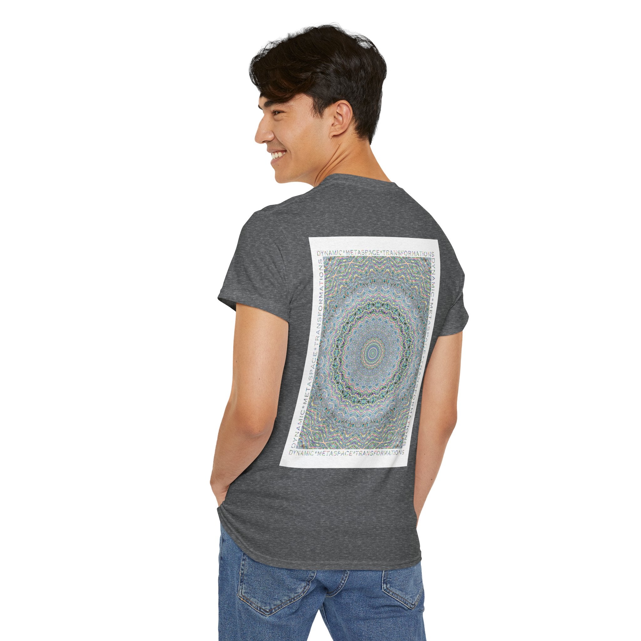Unisex Heavy Cotton Tee (Back) - DMT Seer No.4
