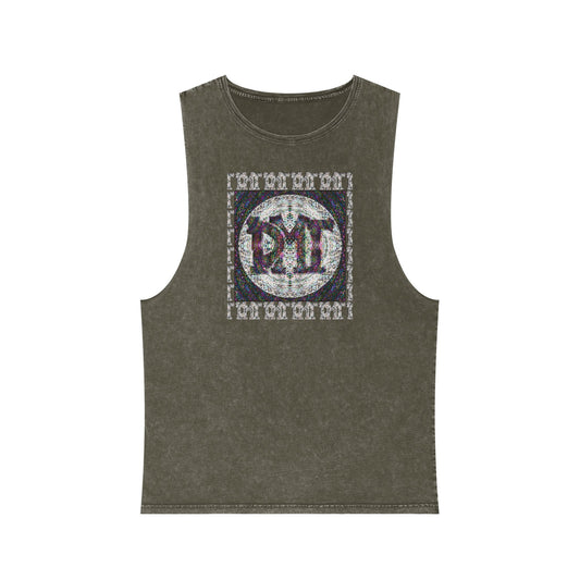 Unisex Stonewash Tank Top - DMT Scribe No.10