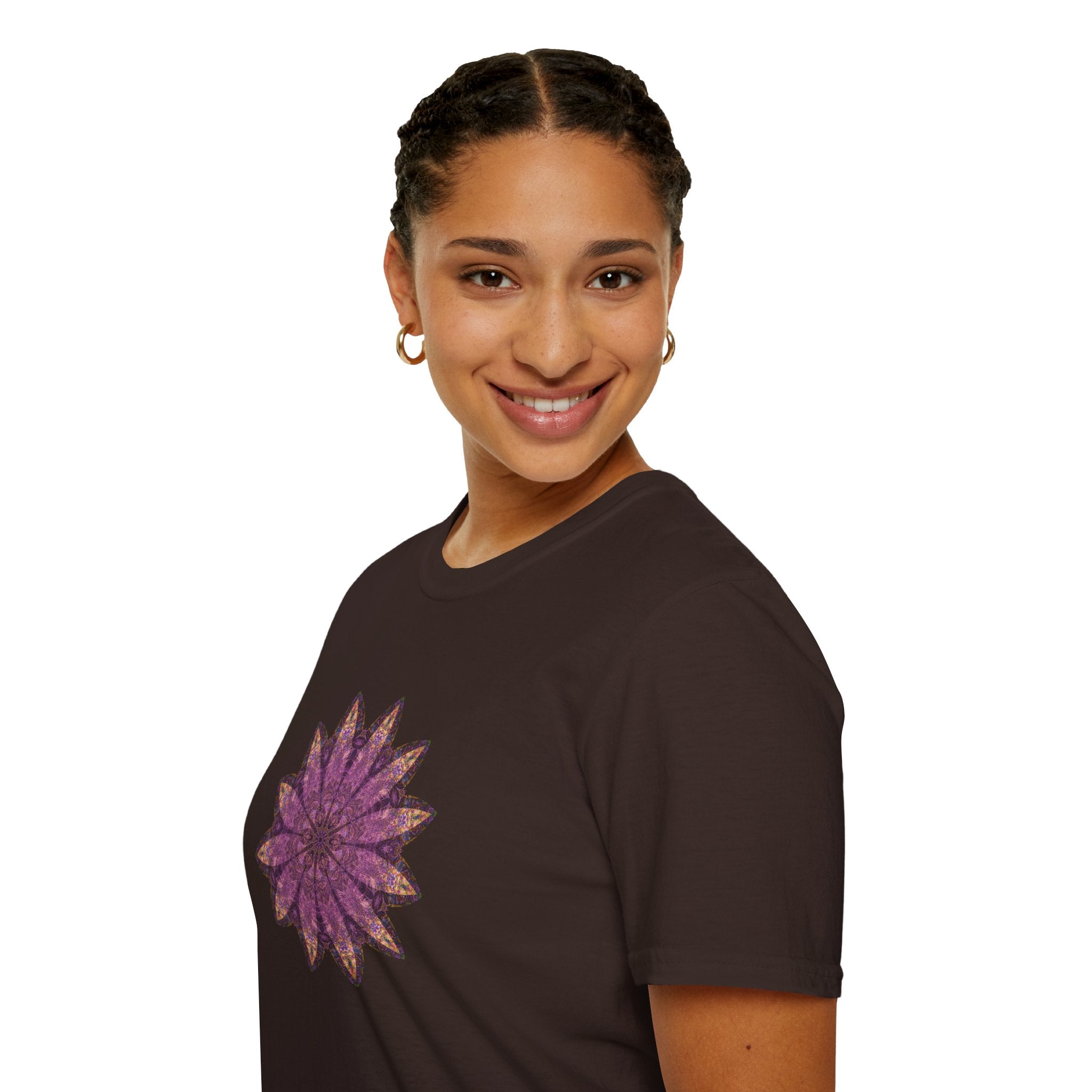 Unisex Softstyle T-Shirt - Love Light Mandalas No.16