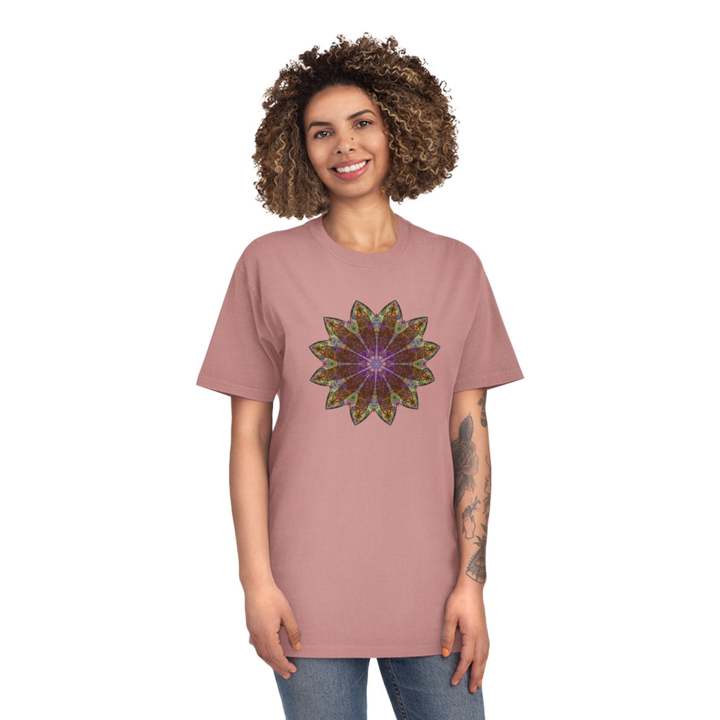 Unisex Faded Shirt - Love Light Mandalas No.13