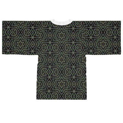Long Sleeve Kimono Robe - P5 Kaleidoscopic No.10