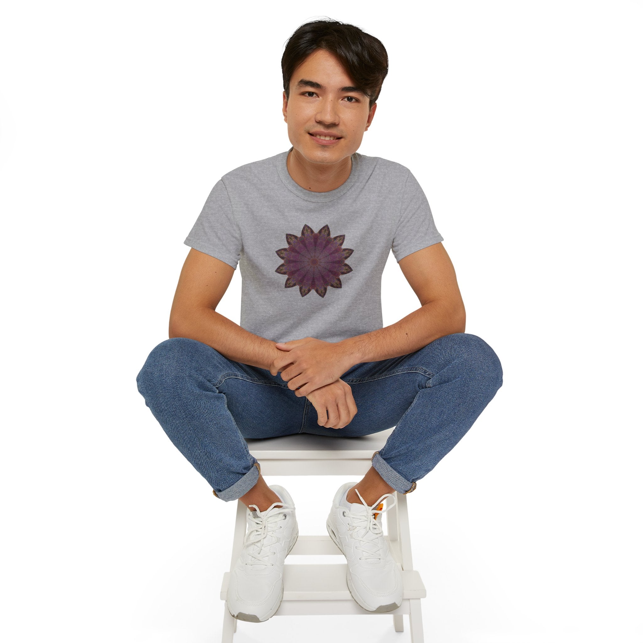 Unisex Ultra Cotton Tee - Love Light Mandalas No.6