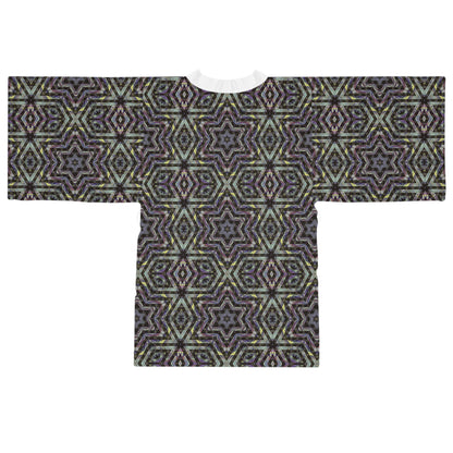 Long Sleeve Kimono Robe - P5 Kaleidoscopic No.1