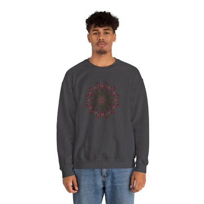 Unisex Heavy Blend™ Crewneck Sweatshirt - Love Light Mandalas No.7
