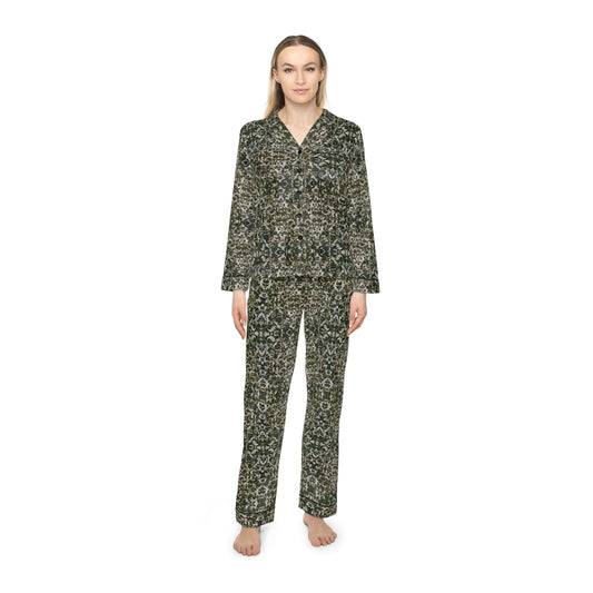 Women's Satin Pajamas - Hidden Weave No.8