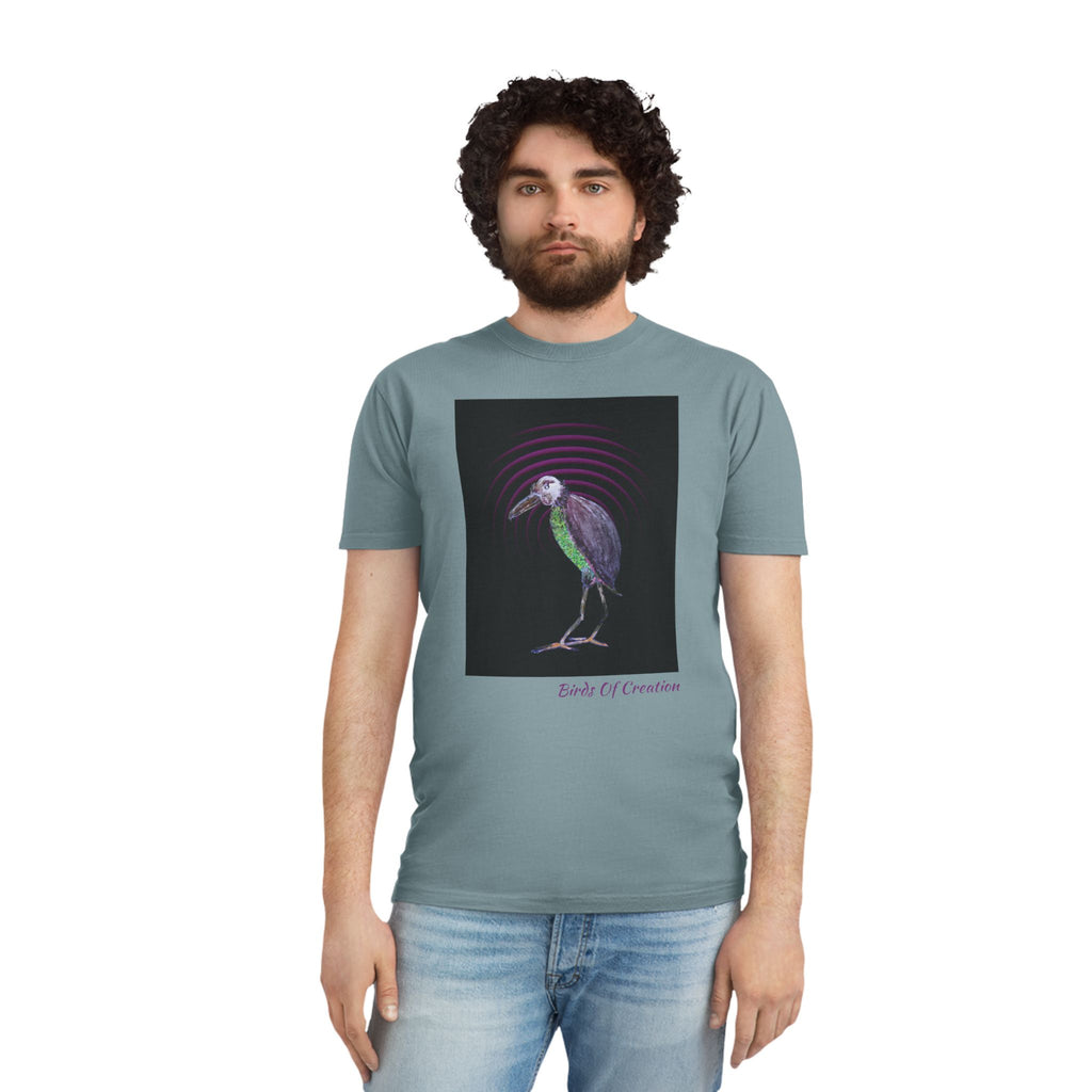 Unisex Faded Shirt - Birds Of Creation No.2b