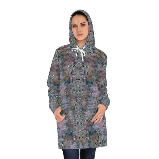 Women's Hoodie Dress - Love Light Fractals No.5