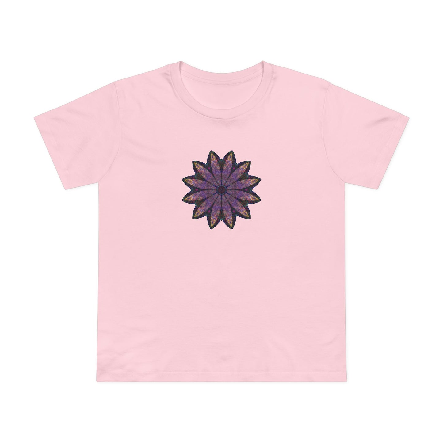 Women’s Maple Tee - Love Light Mandalas No.24