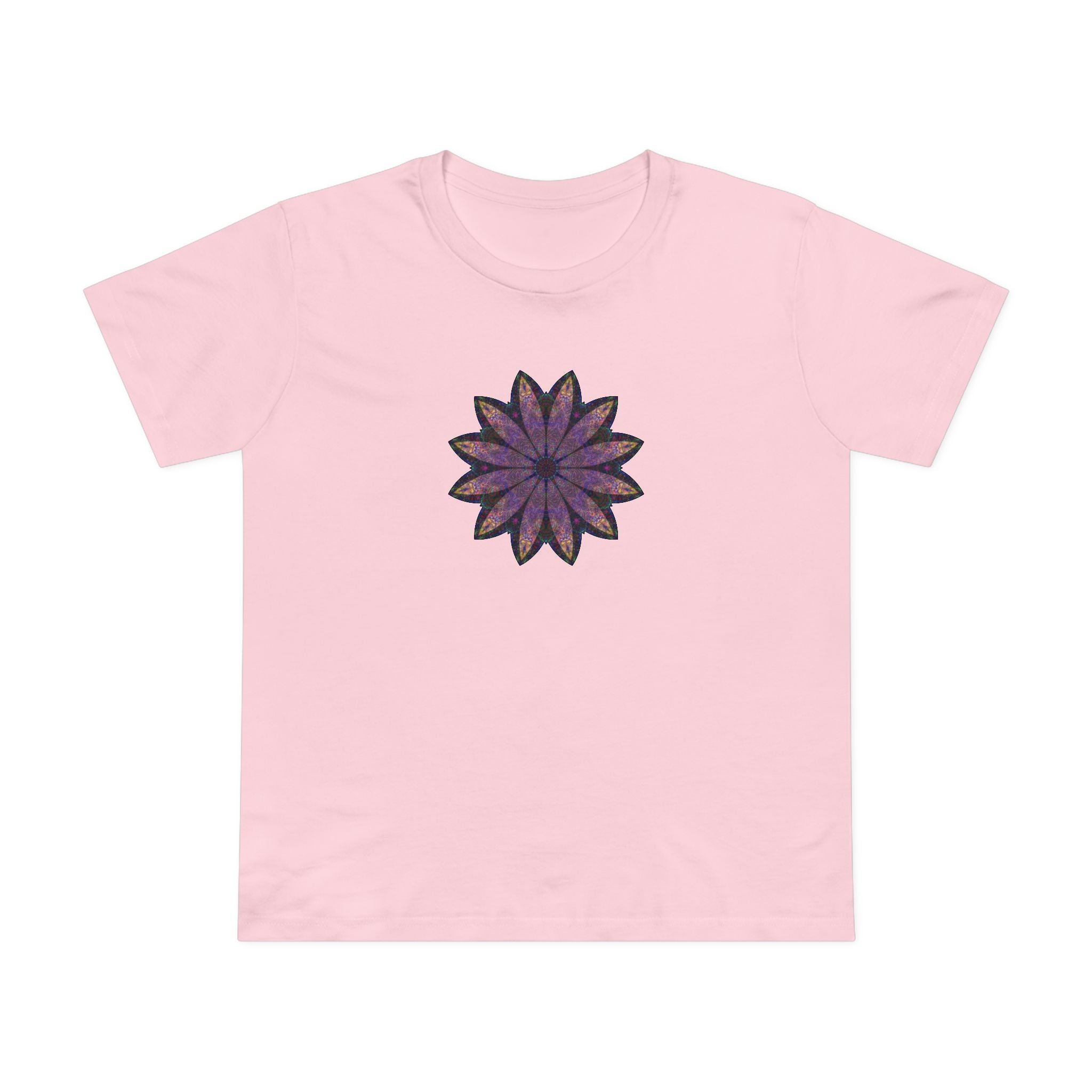 Women’s Maple Tee - Love Light Mandalas No.24