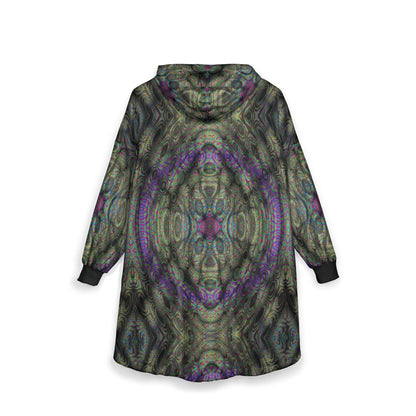 Unisex Hooded Blanket - DMT Seer No. 16