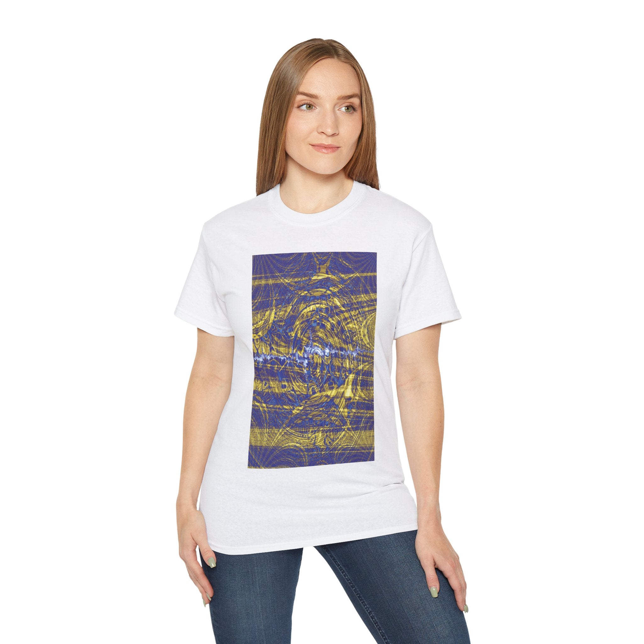 Unisex Ultra Cotton Tee - Love Light Fractals No.1