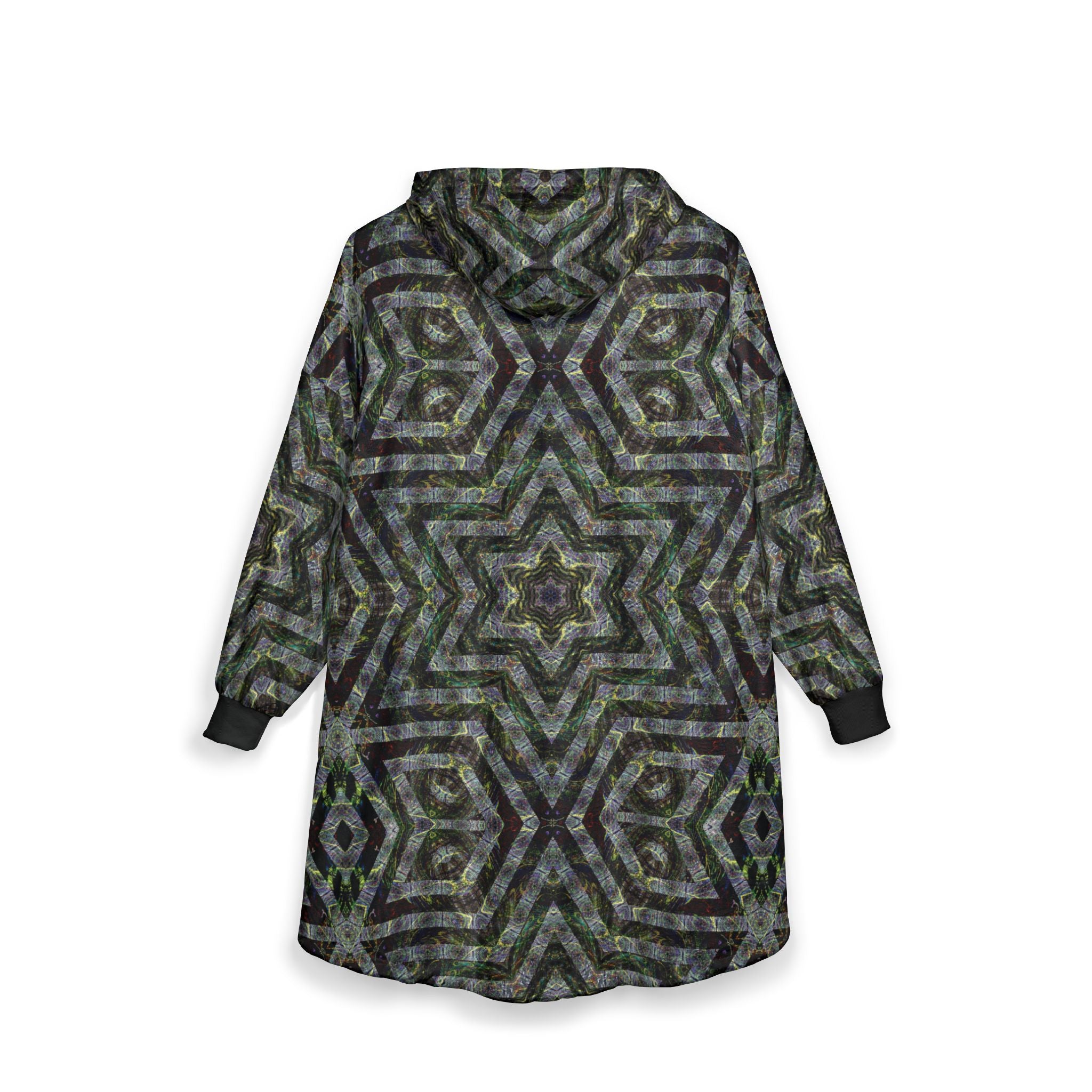 Unisex Hooded Blanket - P5 Kaleidoscopic No. 10