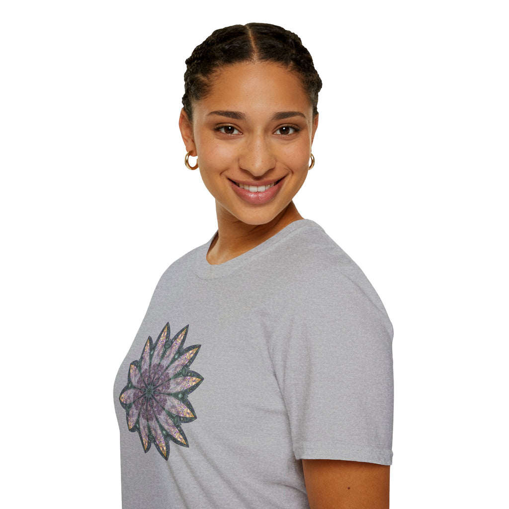 Unisex Softstyle T-Shirt - Love Light Mandalas No.21