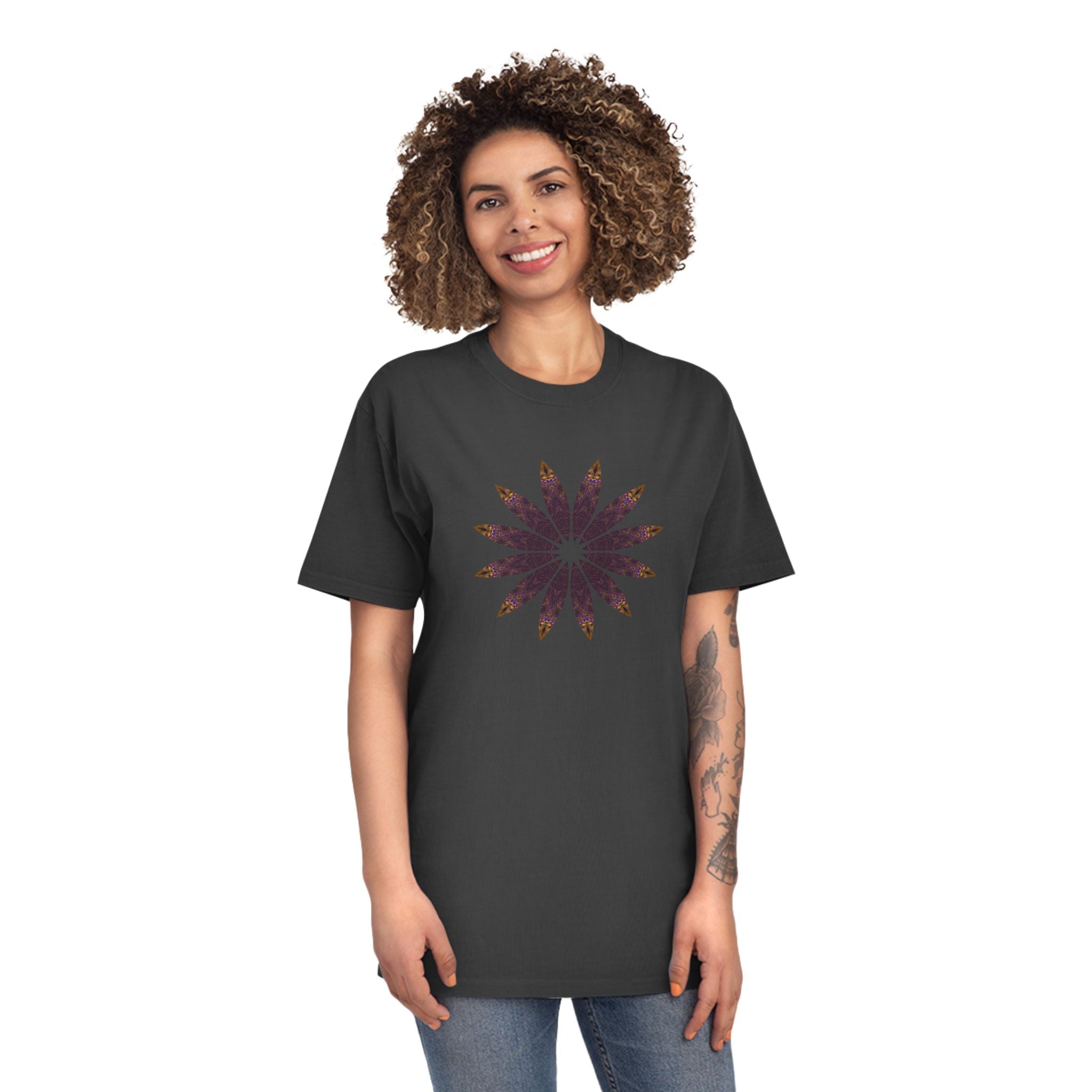 Unisex Faded Shirt - Love Light Mandalas No.2