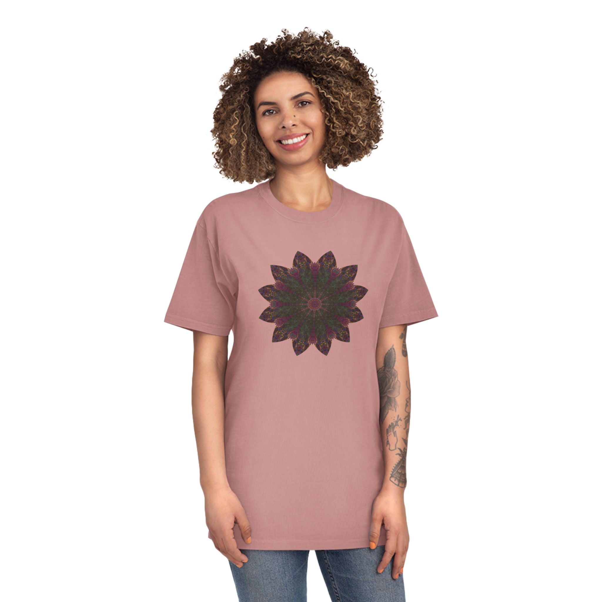 Unisex Faded Shirt - Love Light Mandalas No.7
